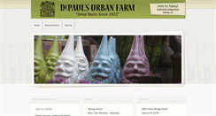 Desktop Screenshot of depaulsurbanfarm.com
